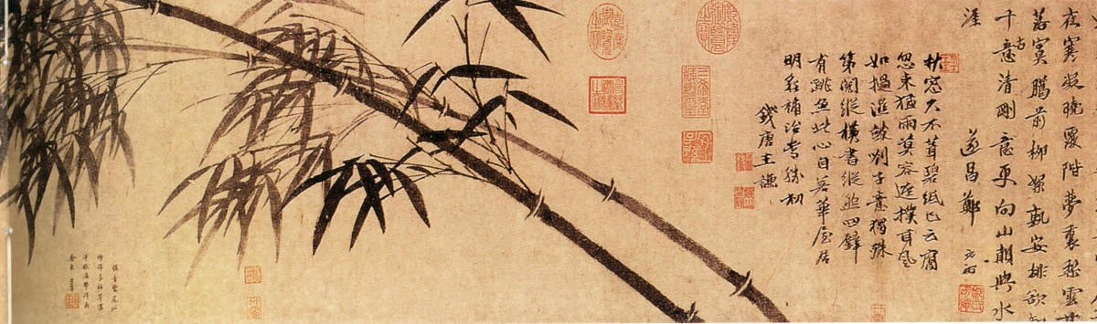 風(fēng)雨竹圖 顧安