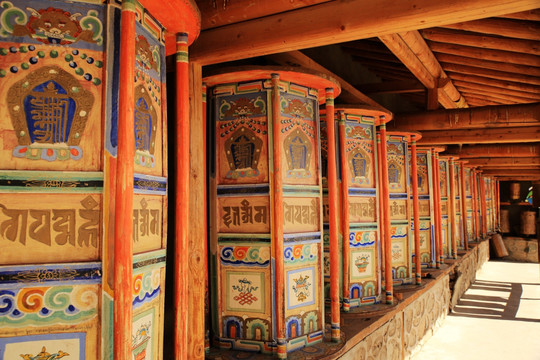 阿柔大寺 佛寺 门 祁连 寺院