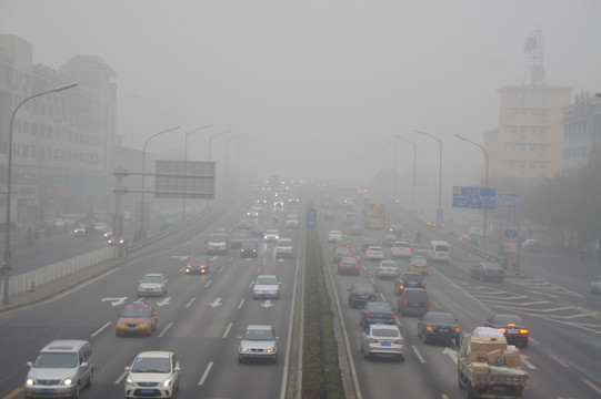 北京雾霾与交通