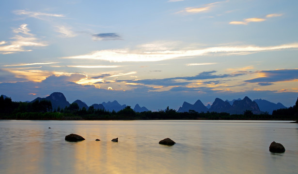 湖面 湖景