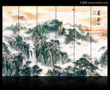 巨幅山水國(guó)畫(huà)