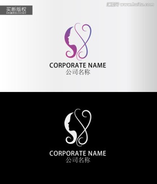 女性標志 女性LOGO設計