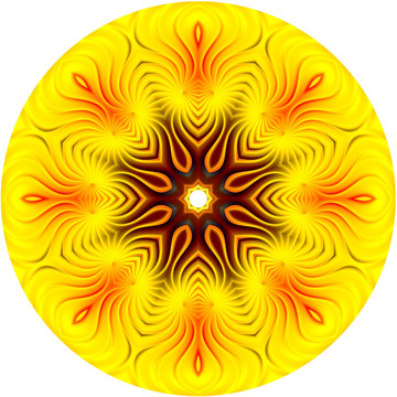 圓形花紋 透明圖層