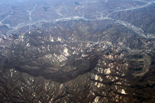 航拍山川大地