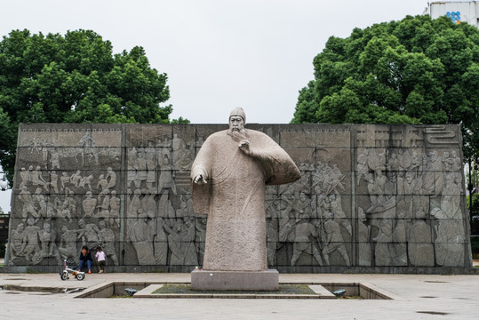 伍子胥 雕刻 艺术 文化 雕像