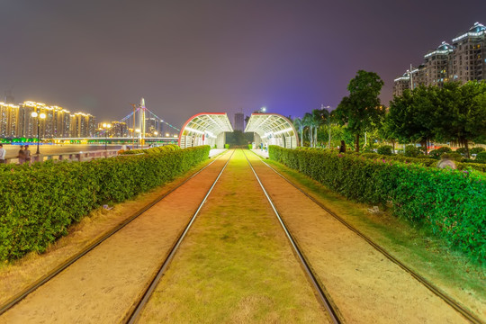 广州轨道交通 夜景