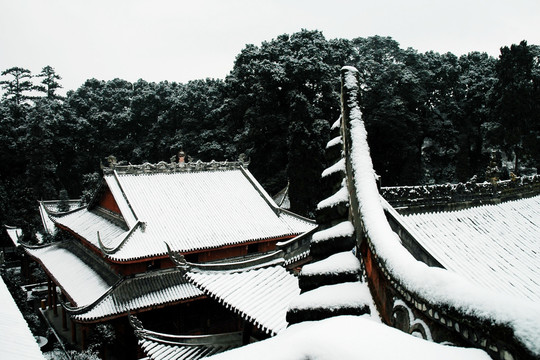 隆冬寺院