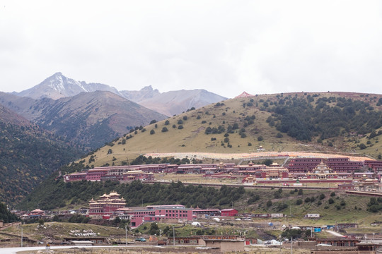 山坡上的喇嘛寺