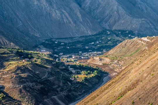 西藏芒康澜沧江峡谷