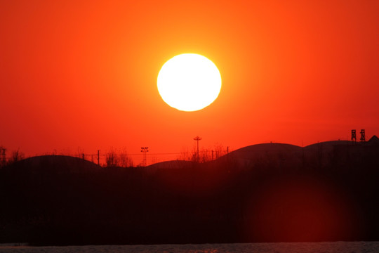 太阳 黄昏 傍晚 日落