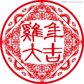 雞年窗花