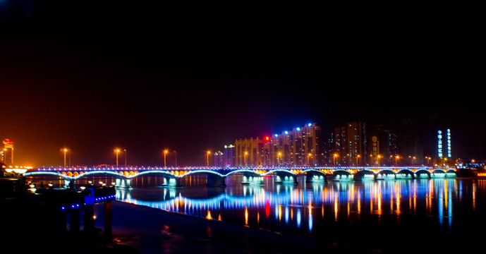 吉林大橋夜景