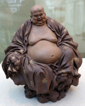 泥塑弥勒佛像