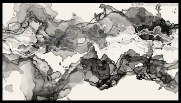 水墨抽象畫
