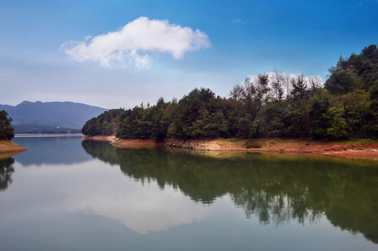 水府庙风景一脚