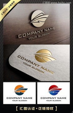揚帆起航大氣公司LOGO設(shè)計