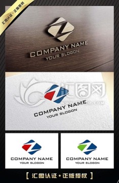 Z字母簡約LOGO設計