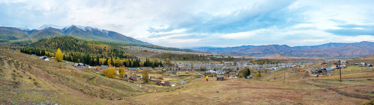 白哈巴村全景