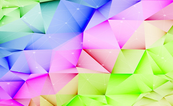 幾何背景染色玻璃