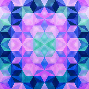 幾何背景染色玻璃