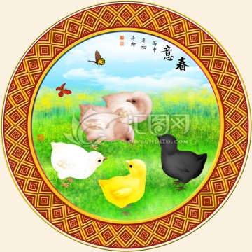 小雞 春意