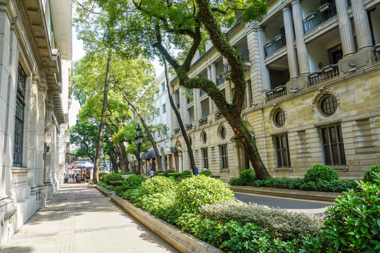 广州老建筑 沙面老街