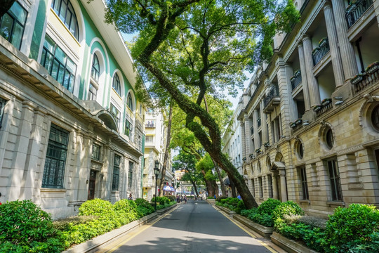 广州老建筑 沙面老街