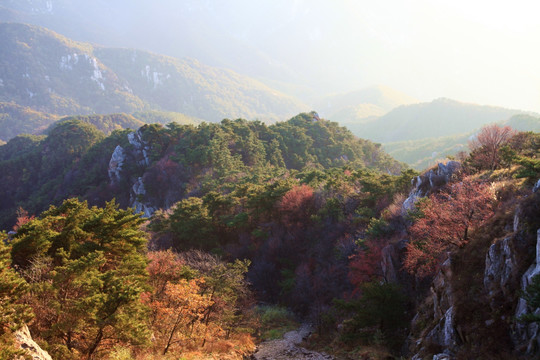 山东临沂龟蒙蒙山景区风光