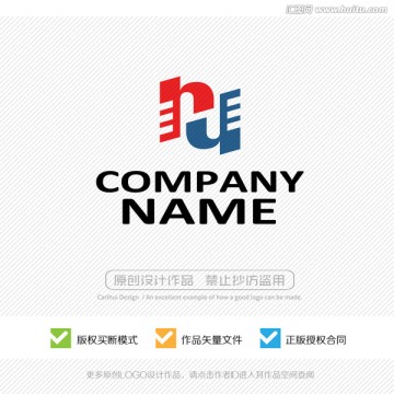 hy字母 LOGO設計