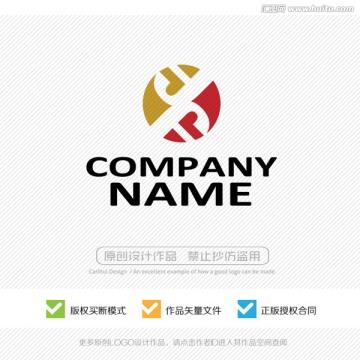 F字母 LOGO設計