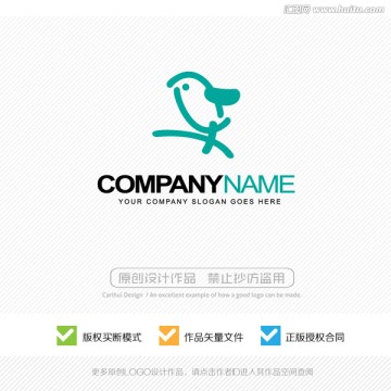 可愛小鳥 LOGO設(shè)計