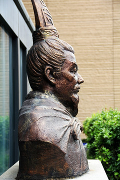 西安 大唐西市 名人雕像