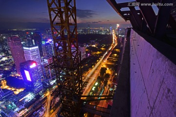 繁华都市 深圳夜景