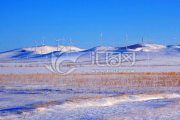 雪原发电厂的风机