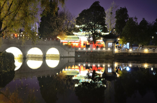 翠湖夜景