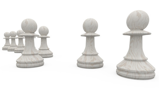 国际象棋白色棋子
