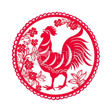 雞年剪紙