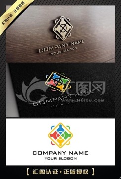 教育咨詢?nèi)肆Y源LOGO設(shè)計