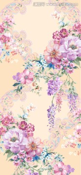 家紡   垂柳 花卉