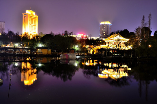 翠湖夜景