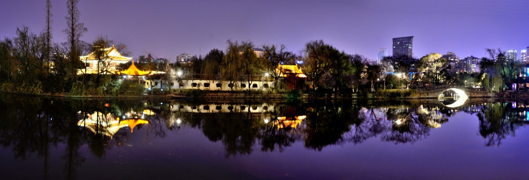 翠湖夜景高清图