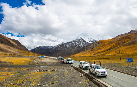 卡若拉冰川 西藏公路