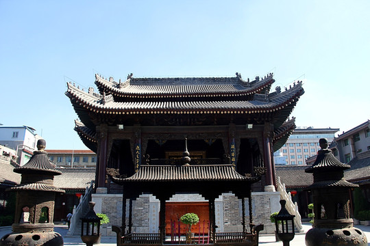 陕西 都城隍庙 中式建筑