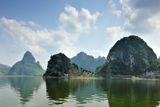 广西上林大龙湖景观