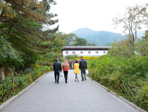 北京香山步行道