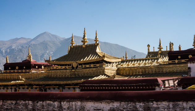 大昭寺屋顶建筑