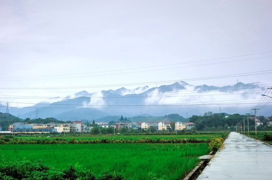 兰溪市岩头村农田民居