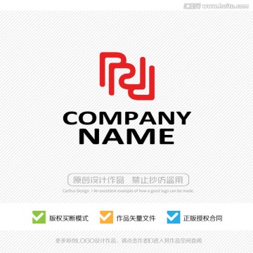 pd字母 LOGO設(shè)計(jì)