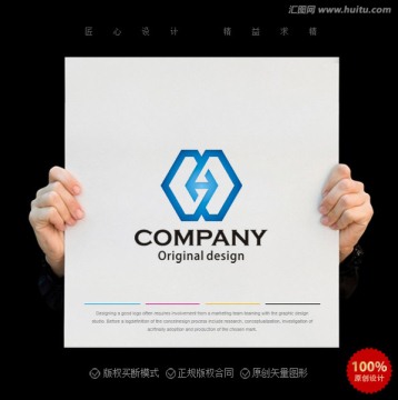 MH字母logo设计 企业标志