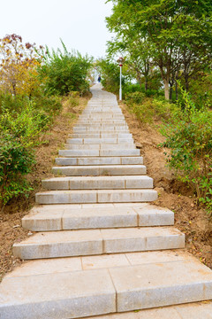 登山石板路